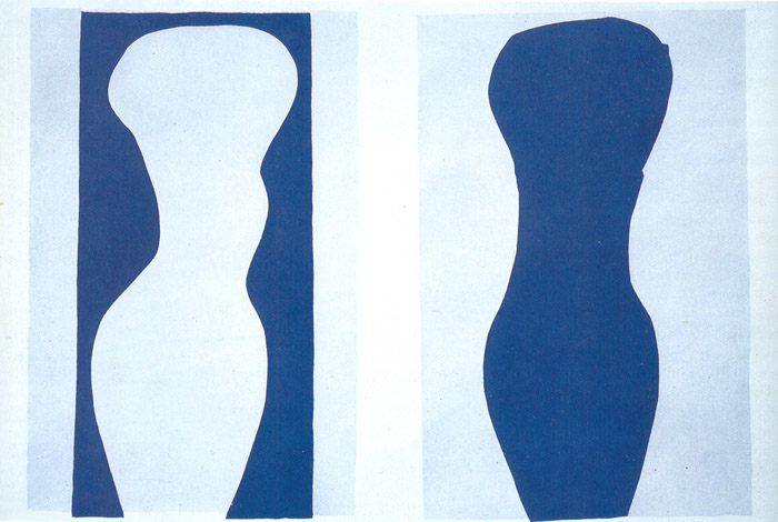 Henri Matisse - White Torso and Blue Torso 1944